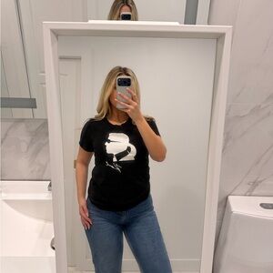 Karl Lagerfeld Women’s Black Tee